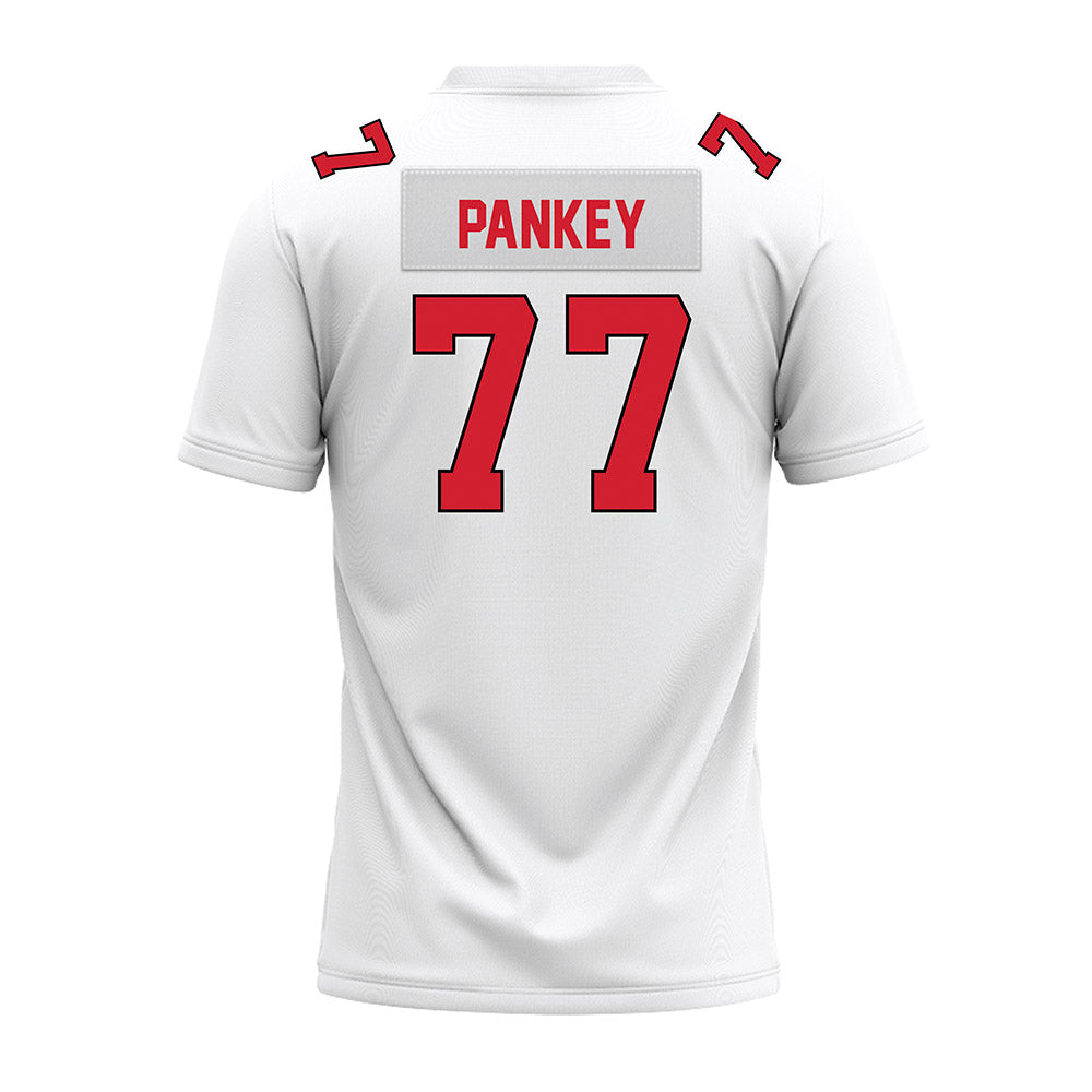 Illinois State - NCAA Football : Jace Pankey - White Premium Football Jersey-1