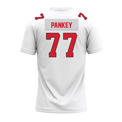 Illinois State - NCAA Football : Jace Pankey - White Premium Football Jersey-1