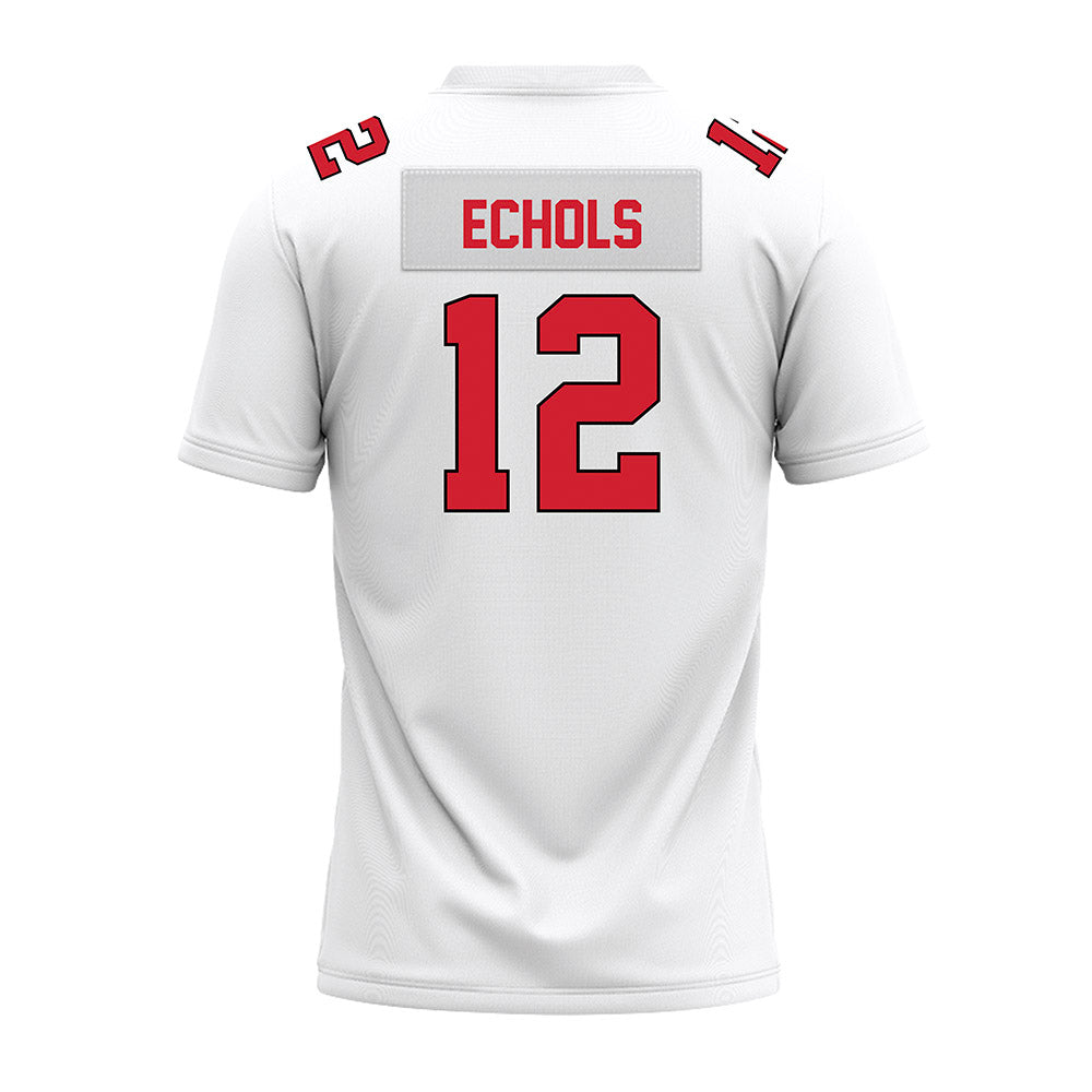 Illinois State - NCAA Football : Jashawn Echols - White Premium Football Jersey-1