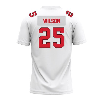 Illinois State - NCAA Football : Cam Wilson - White Premium Football Jersey-1