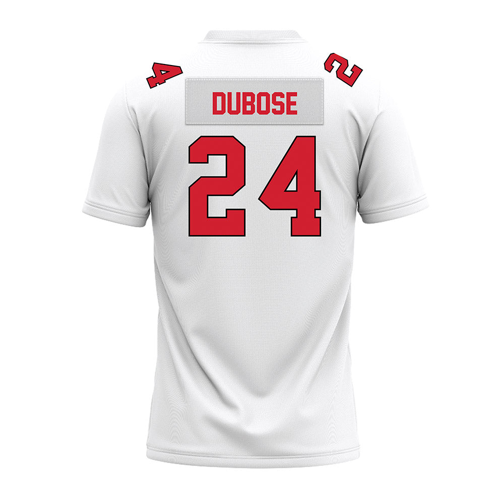 Illinois State - NCAA Football : Doreon Dubose - White Premium Football Jersey-1