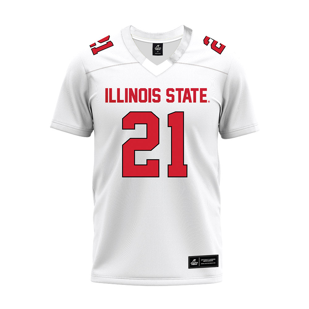 Illinois State - NCAA Football : Jason Tate - White Premium Football Jersey-0