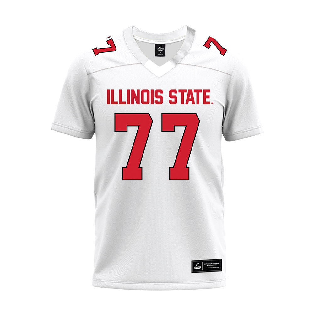 Illinois State - NCAA Football : Jace Pankey - White Premium Football Jersey-0