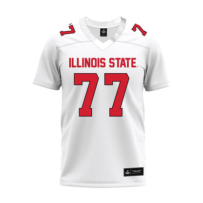 Illinois State - NCAA Football : Jace Pankey - White Premium Football Jersey-0