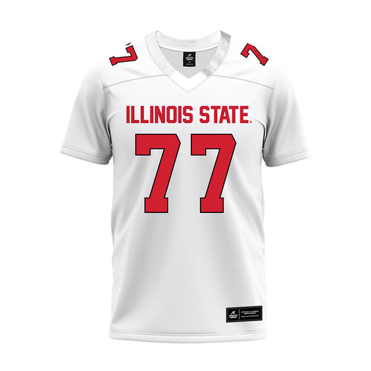 Illinois State - NCAA Football : Jace Pankey - White Premium Football Jersey-0