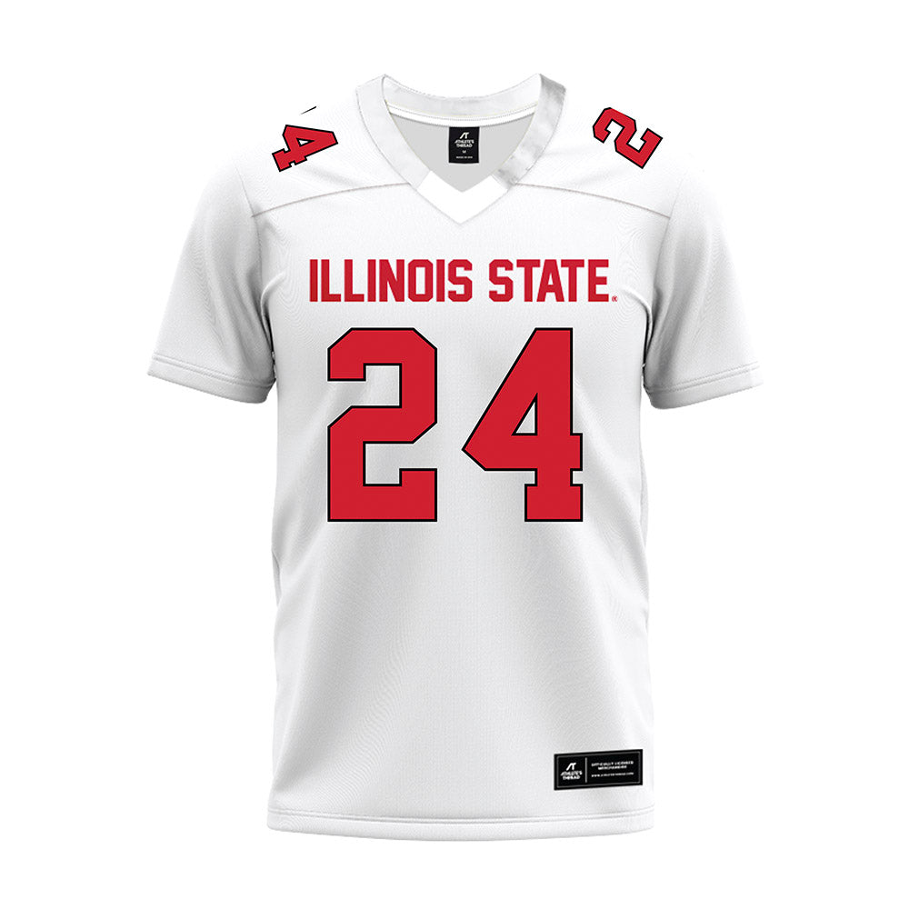 Illinois State - NCAA Football : Doreon Dubose - White Premium Football Jersey-0