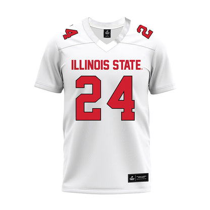 Illinois State - NCAA Football : Doreon Dubose - White Premium Football Jersey-0