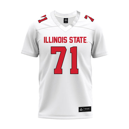 Illinois State - NCAA Football : Jacob Finley - White Premium Football Jersey-0