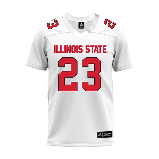 Illinois State - NCAA Football : JuMaria Hamilton - White Premium Football Jersey-0