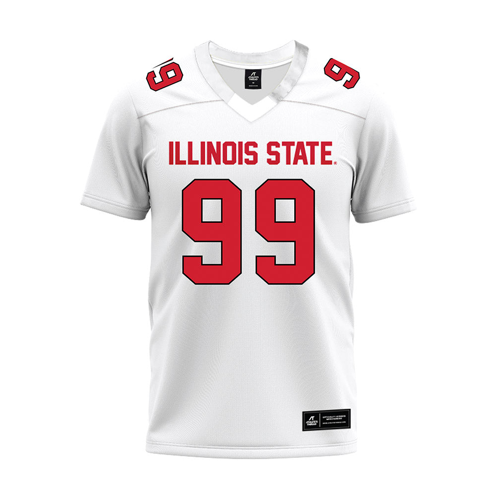 Illinois State - NCAA Football : Donovan McBride - White Premium Football Jersey-0