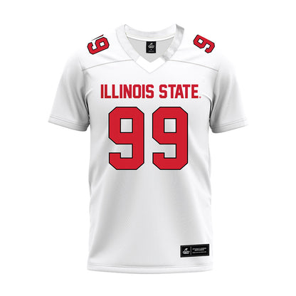 Illinois State - NCAA Football : Donovan McBride - White Premium Football Jersey-0