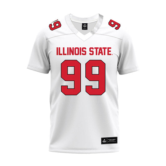 Illinois State - NCAA Football : Donovan McBride - White Premium Football Jersey-0