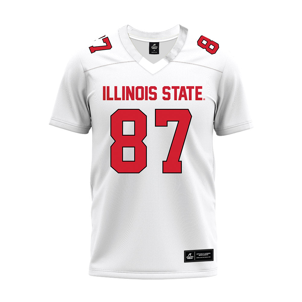 Illinois State - NCAA Football : Nick Kessler - White Premium Football Jersey-0