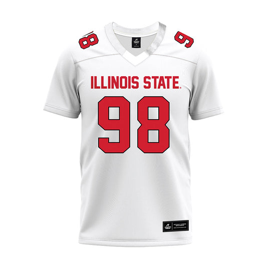 Illinois State - NCAA Football : Logan Jellison - White Premium Football Jersey-0