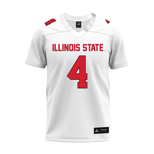 Illinois State - NCAA Football : Dylan Lord - White Premium Football Jersey-0