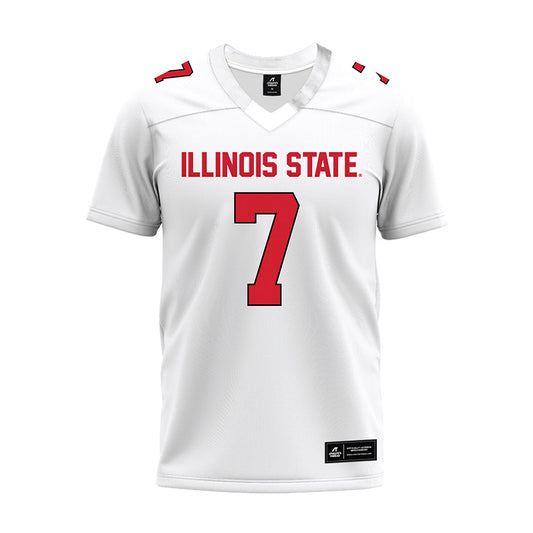 Illinois State - NCAA Football : Nick True - White Premium Football Jersey-0