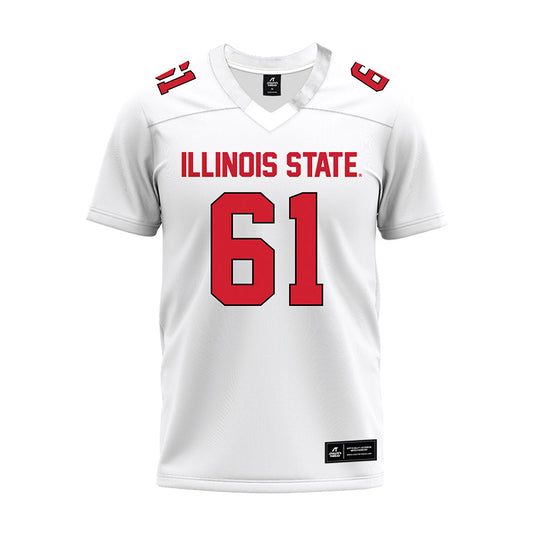 Illinois State - NCAA Football : Brandon Smith - White Premium Football Jersey-0