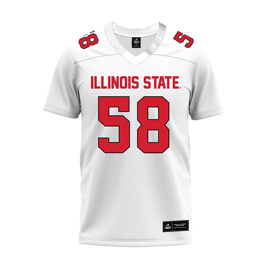 Illinois State - NCAA Football : D'Marco Cross - White Premium Football Jersey