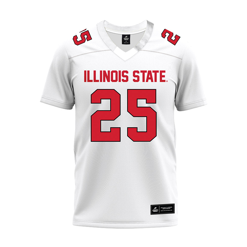 Illinois State - NCAA Football : Cam Wilson - White Premium Football Jersey-0