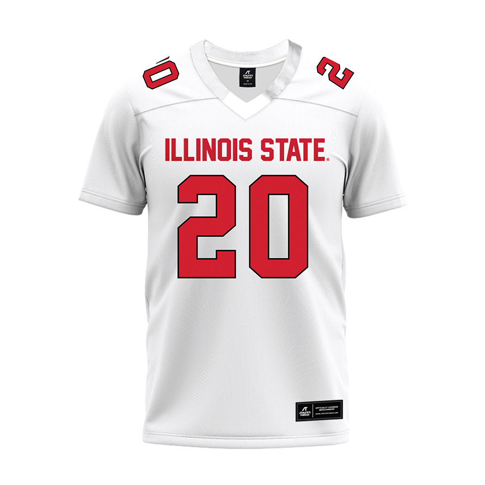 Illinois State - NCAA Football : CJ Richard - White Premium Football Jersey-0