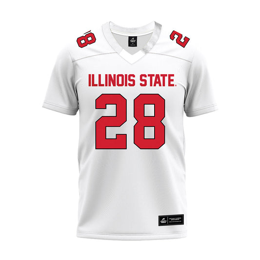 Illinois State - NCAA Football : Chris Taylor Jr - White Premium Football Jersey-0