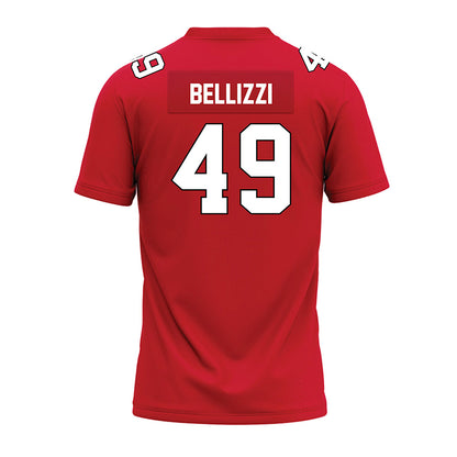 Illinois State - NCAA Football : Jacob Bellizzi - Red Premium Football Jersey