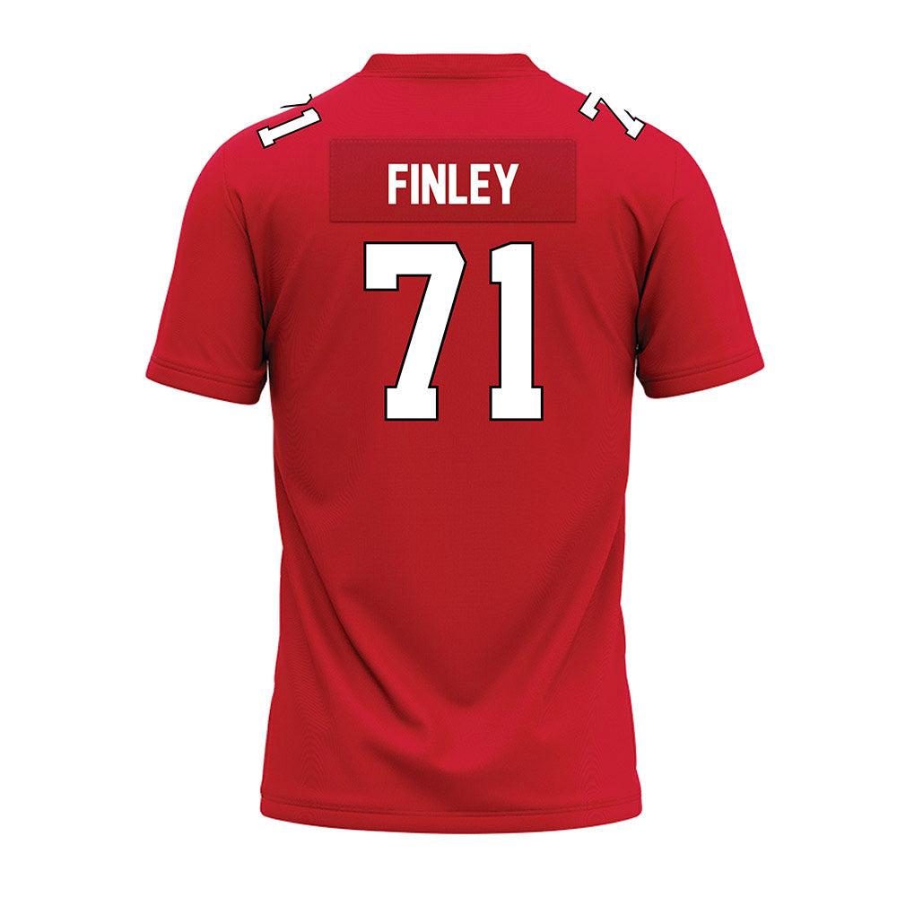 Illinois State - NCAA Football : Jacob Finley - Red Premium Football Jersey-1