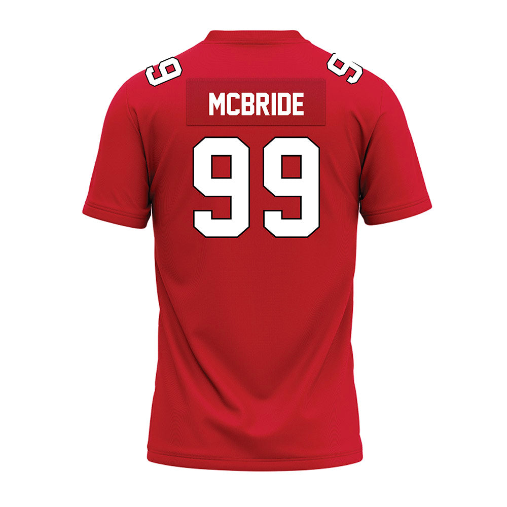 Illinois State - NCAA Football : Donovan McBride - Red Premium Football Jersey-1