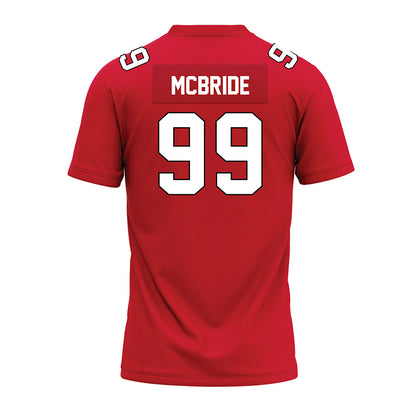 Illinois State - NCAA Football : Donovan McBride - Red Premium Football Jersey-1