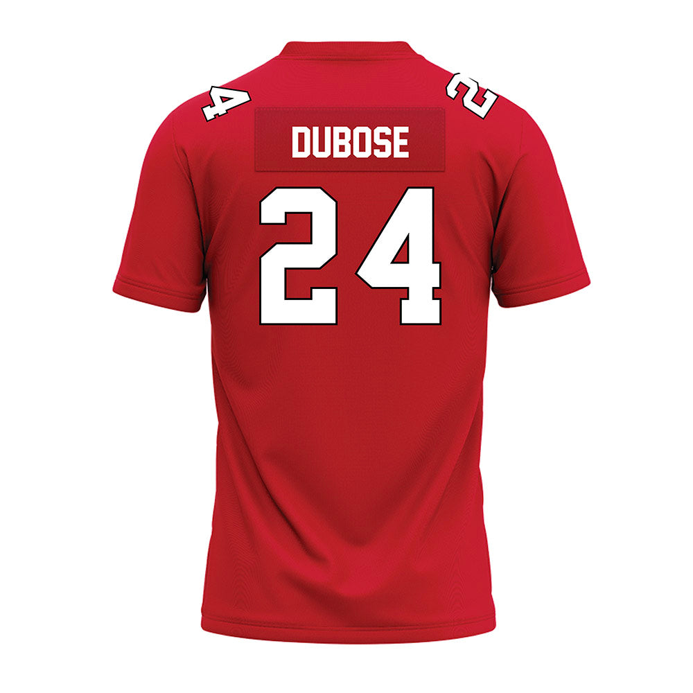 Illinois State - NCAA Football : Doreon Dubose - Red Premium Football Jersey-1