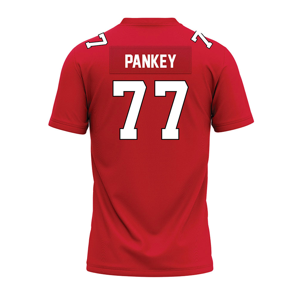 Illinois State - NCAA Football : Jace Pankey - Red Premium Football Jersey-1