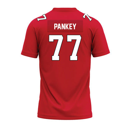 Illinois State - NCAA Football : Jace Pankey - Red Premium Football Jersey-1
