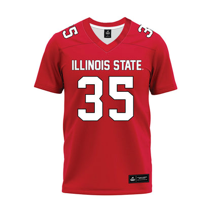 Illinois State - NCAA Football : Anthony Corona - Red Premium Football Jersey-0