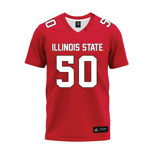 Illinois State - NCAA Football : Jalan Gaines - Red Premium Football Jersey