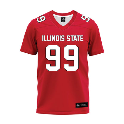 Illinois State - NCAA Football : Donovan McBride - Red Premium Football Jersey-0