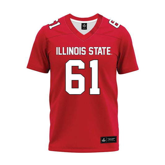 Illinois State - NCAA Football : Brandon Smith - Red Premium Football Jersey-0