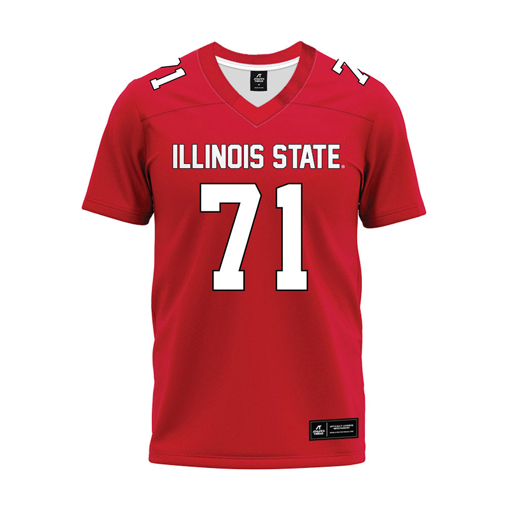 Illinois State - NCAA Football : Jacob Finley - Red Premium Football Jersey-0