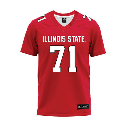 Illinois State - NCAA Football : Jacob Finley - Red Premium Football Jersey-0
