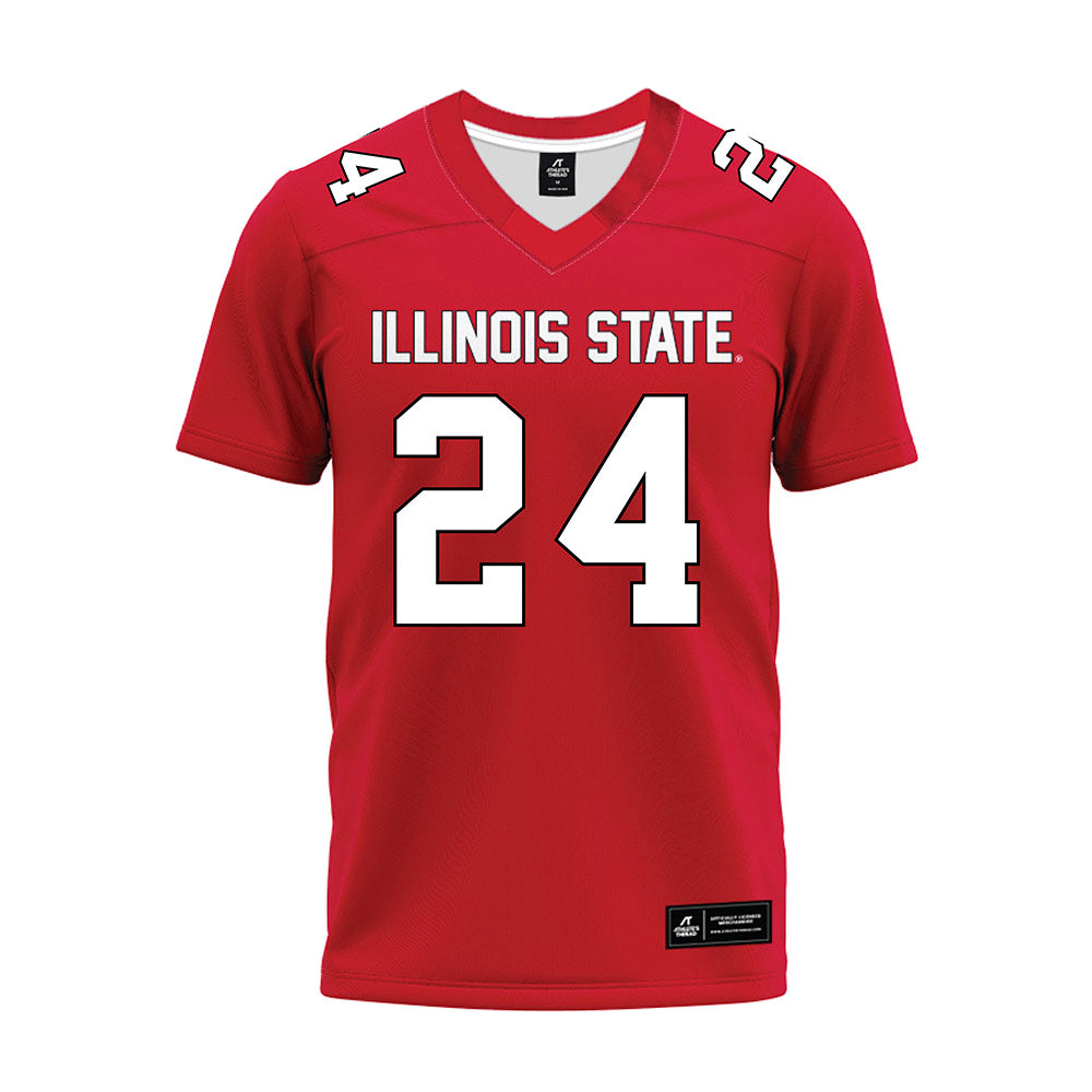 Illinois State - NCAA Football : Doreon Dubose - Red Premium Football Jersey-0