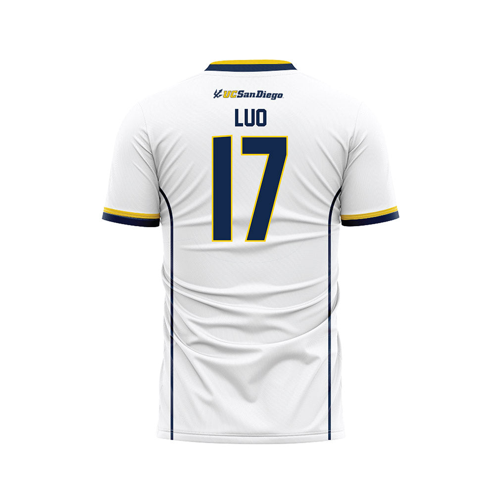 UCSD - NCAA Women's Soccer : Allison Luo - White Soccer Jersey