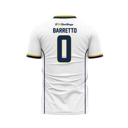 UCSD - NCAA Women's Soccer : Annabella Barretto - White Soccer Jersey