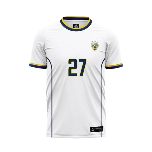 UCSD - NCAA Women's Soccer : Sophia Kwon - White Soccer Jersey-0