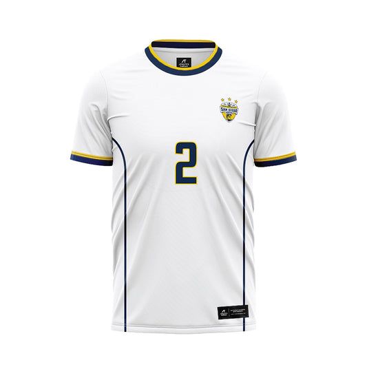 UCSD - NCAA Women's Soccer : Ava Tibor - White Soccer Jersey