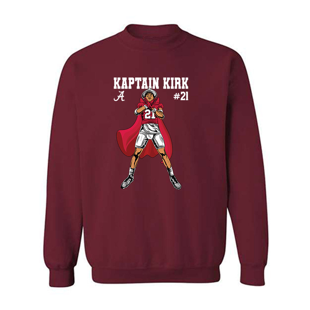 Alabama - NCAA Football : Dre Kirkpatrick Jr - Individual Caricature Crewneck Sweatshirt