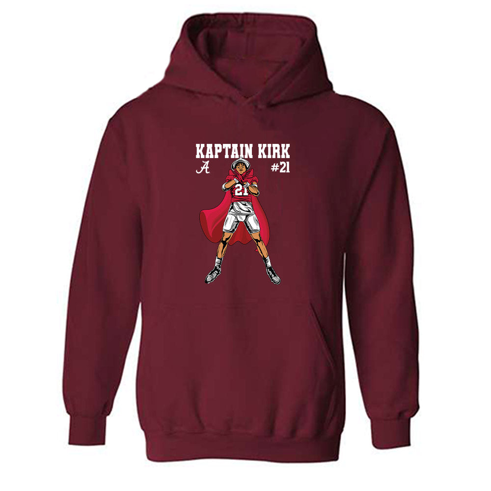 Alabama - NCAA Football : Dre Kirkpatrick Jr - Individual Caricature Hooded Sweatshirt