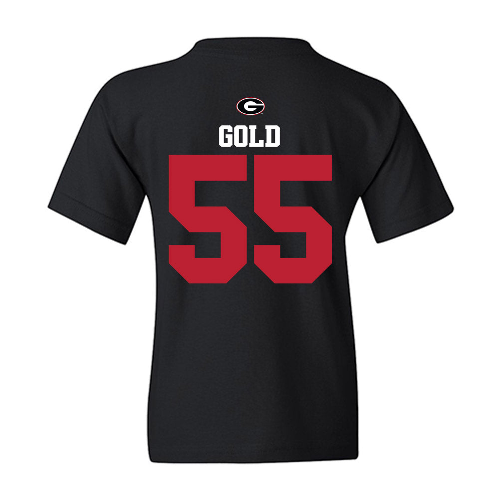 Georgia - NCAA Baseball : Ryan Gold - Fashion Shersey Youth T-Shirt-1