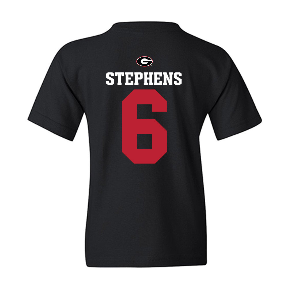 Georgia - NCAA Baseball : Jordan Stephens - Fashion Shersey Youth T-Shirt-1