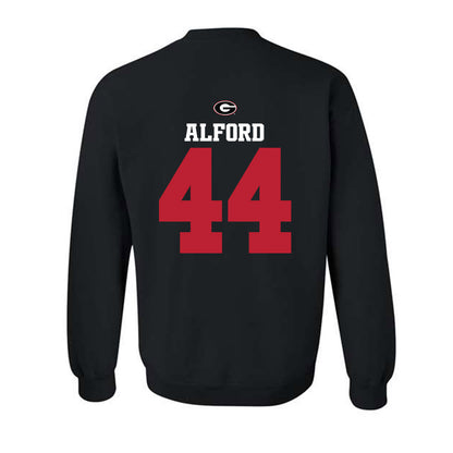 Georgia - NCAA Baseball : Slate Alford - Fashion Shersey Crewneck Sweatshirt-1