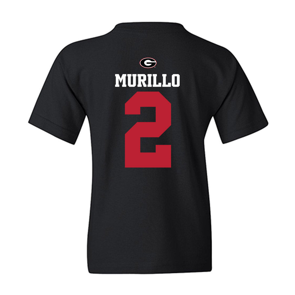 Georgia - NCAA Baseball : Sebastian Murillo - Fashion Shersey Youth T-Shirt-1