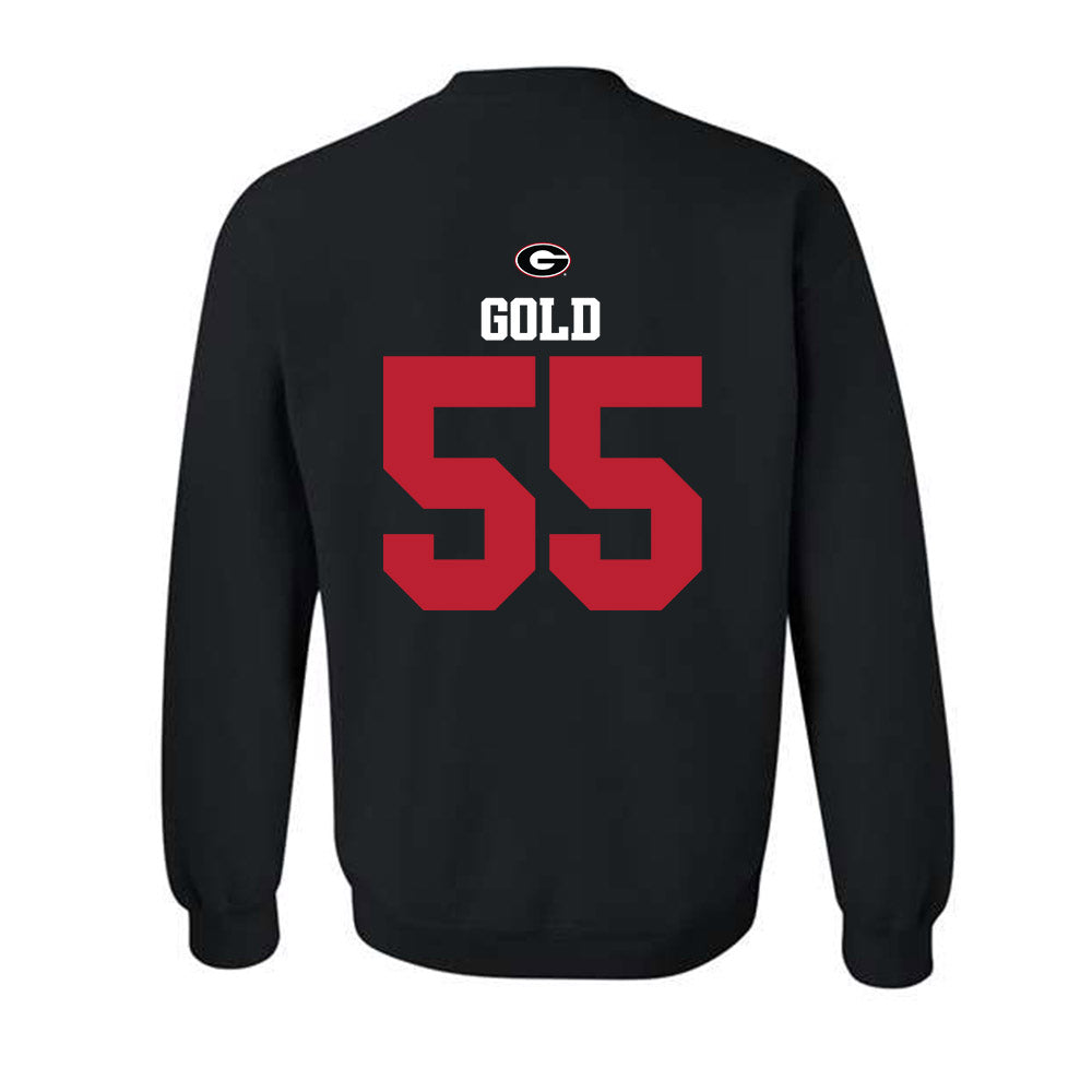 Georgia - NCAA Baseball : Ryan Gold - Fashion Shersey Crewneck Sweatshirt-1